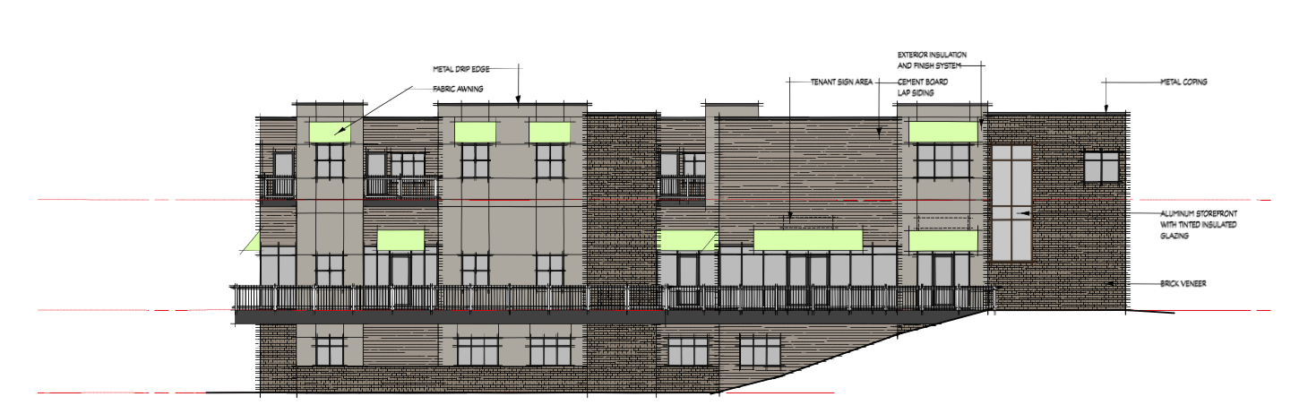 1518 N. Main St west elevation